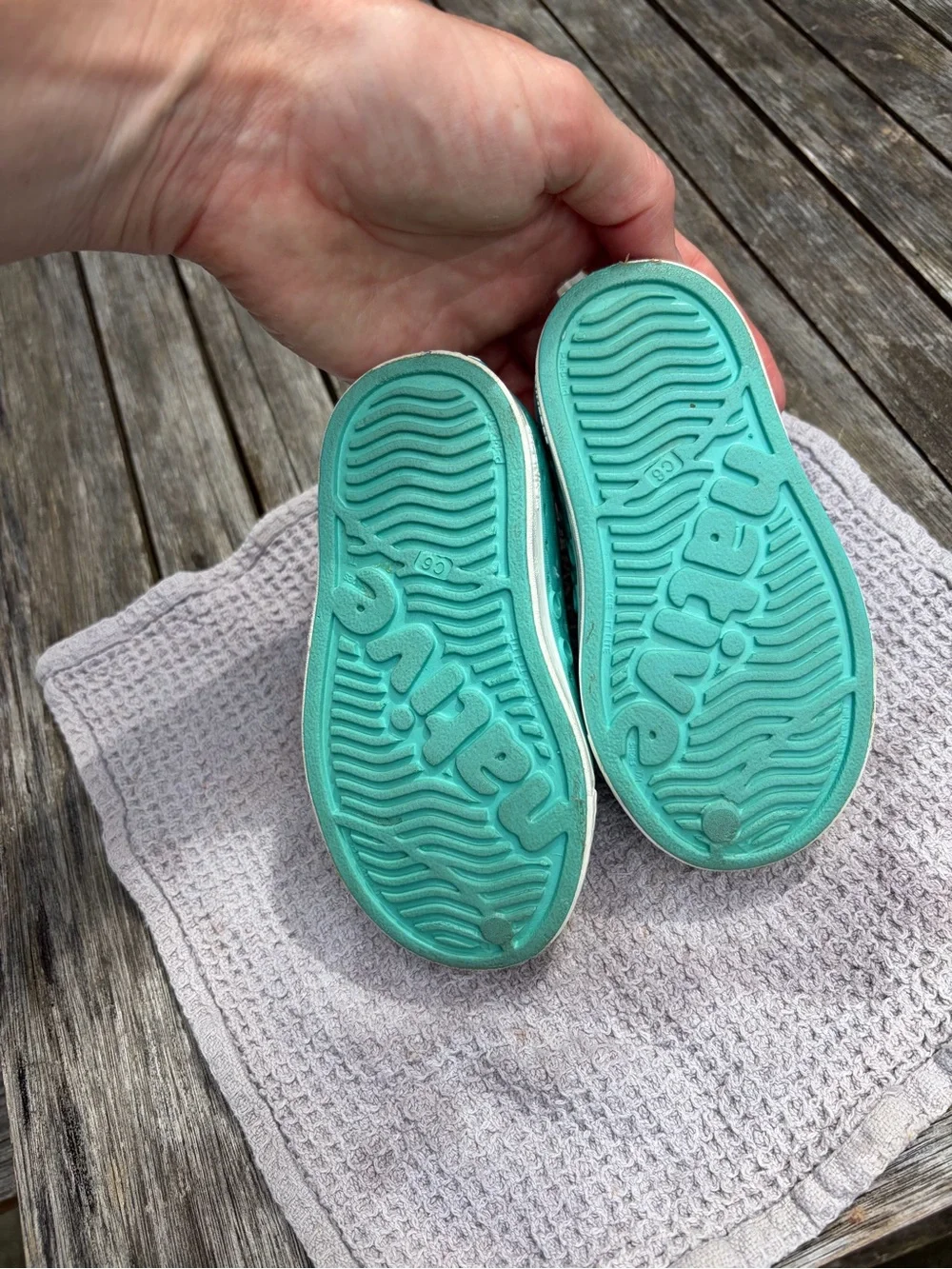 Toddler 6 Native Jefferson Shoe Pool Blue